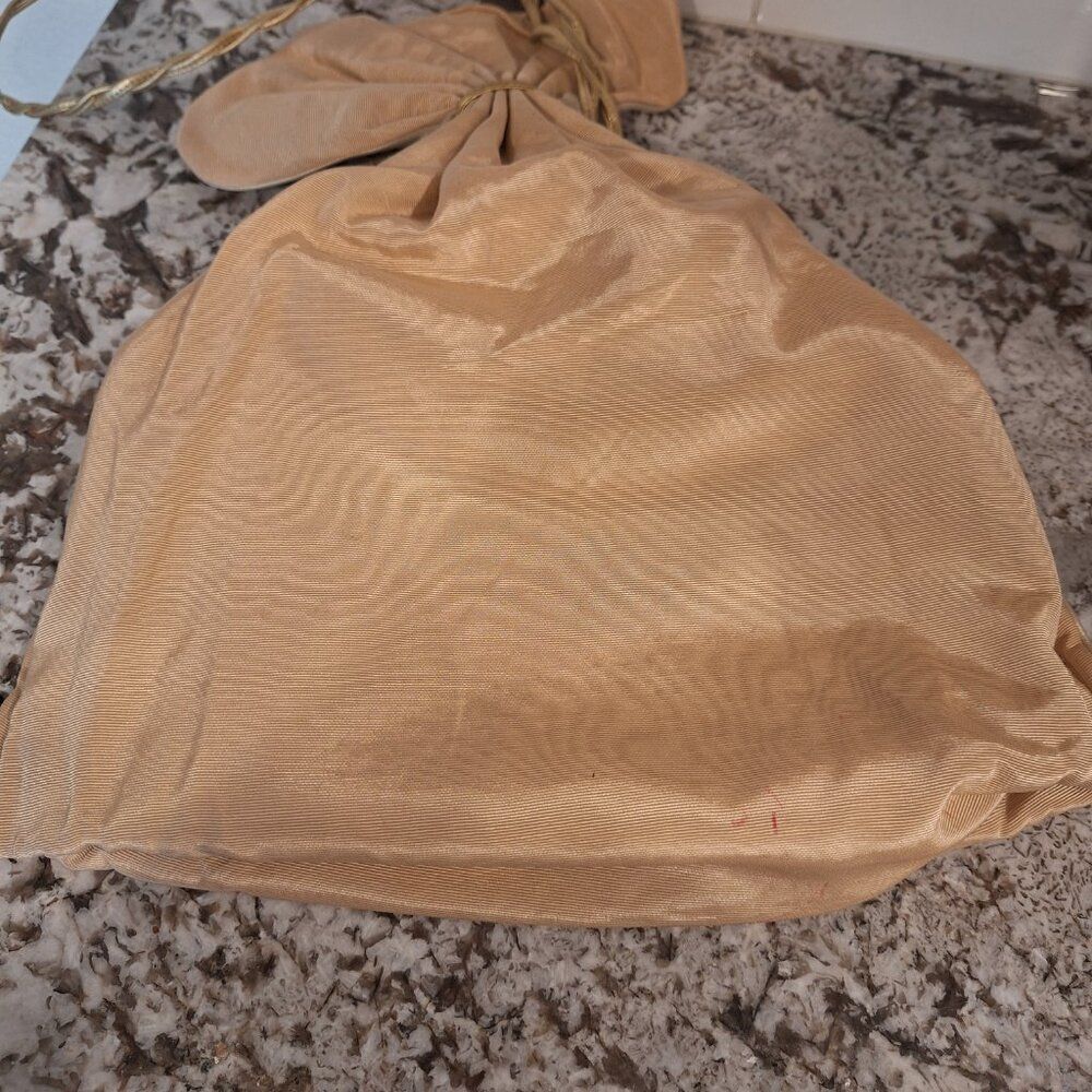vtg metallic gold soft‎ leather crossbody - Picture 8 of 14